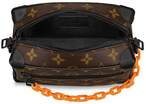 louis vuitton mini soft trunk monogram brown orange|louis vuitton mini monogram bag.